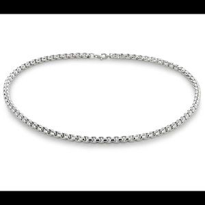 Tiffany & Co. Venetian silver link Chain 18.0